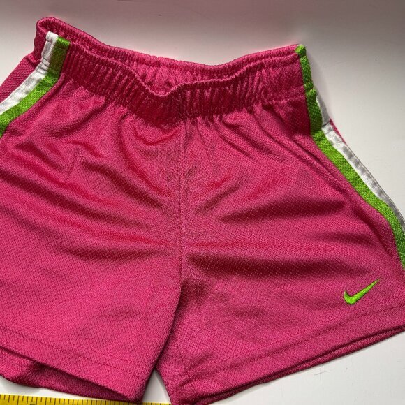 Nike Other - 🩷 Nike Dri-Fit Girls' Mesh Shorts | Size 6X | Pink & Green